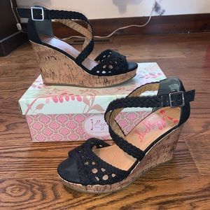 Black Jellypop wedges